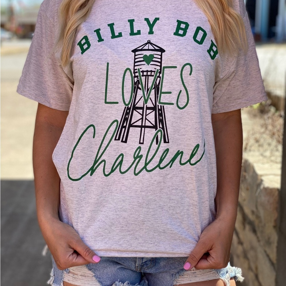 Billy Bob Loves Charlene T-Shirt 90s country Joe Diffie